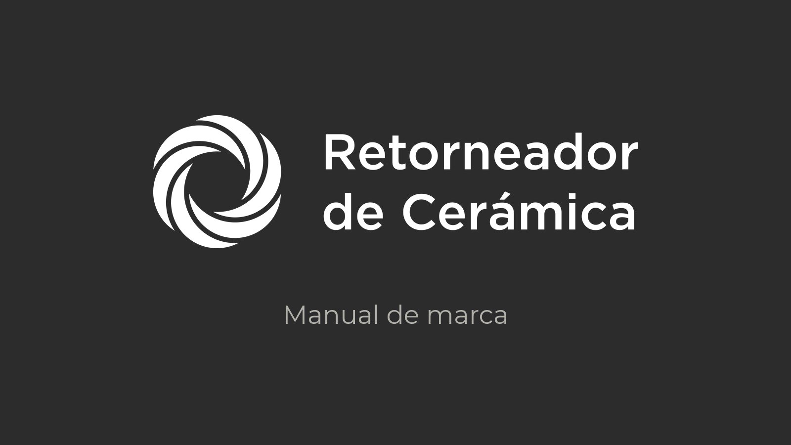 Manual de marca de Retorneador de Cerámica | Marca