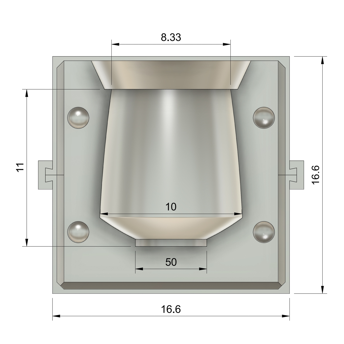 Matriz para Moldes de Yeso 03 - Taza Simple