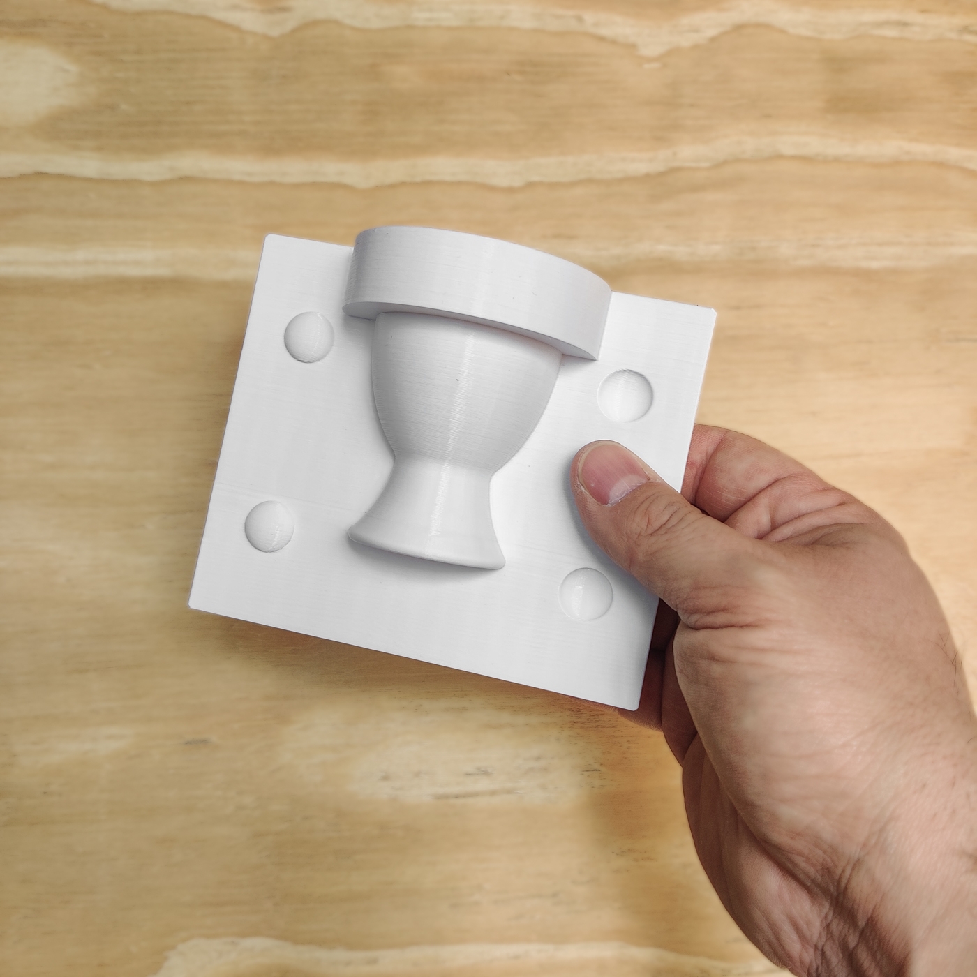 Matriz para Moldes de Yeso - 17 - Soporte para Huevo