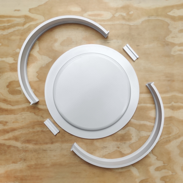 Matriz para Moldes de Yeso - 24 - Plato 27x2