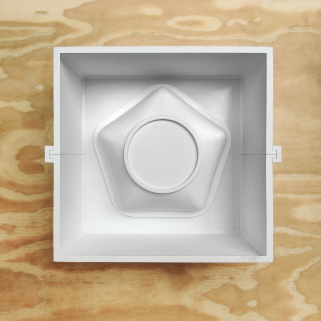 Matriz para Moldes de Yeso - 28 - Bowl Pentagonal