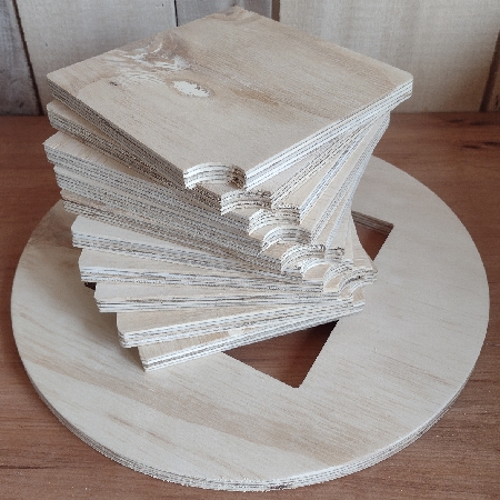 Plato Para Producción En Serie X 12 - 35 Cm De Diámetro