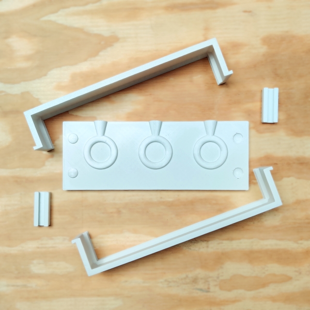 Matriz para Moldes de Yeso - 48 - Anillos 5cm x 3
