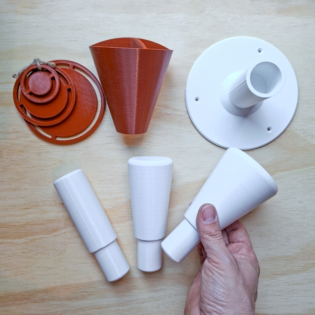 Combo 01 - Soporte para Sellos + Cono Simple + Kit Junquillos