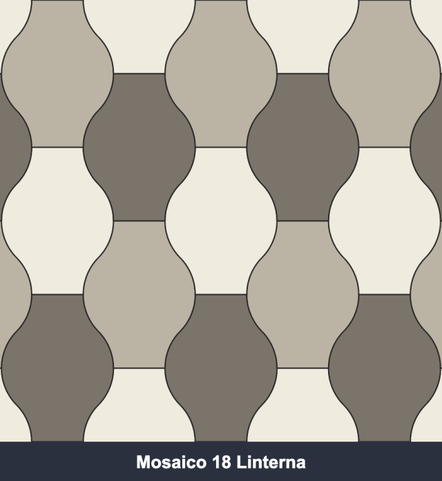 Kit Cortantes Mosaico 18 Linterna x4 (6, 10, 14 y 20 cm)