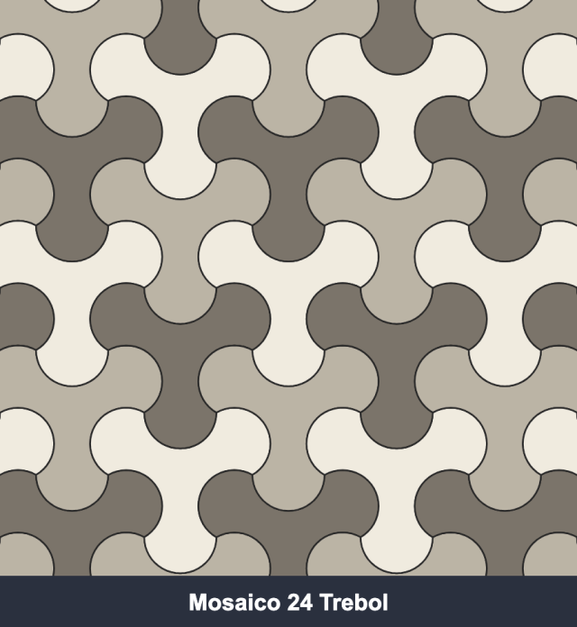 Kit Cortantes Mosaico 24 Trébol x4 (6, 10, 14 y 20 cm)