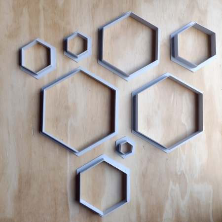 Set de Cortantes Hexagonales X 8